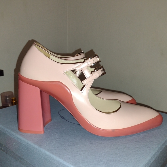 SOLD PRADA RUNWAY 2015 Pink Mary Jane Heels 🩷 PRICE IS FIRM🩷 - Picture 11 of 16